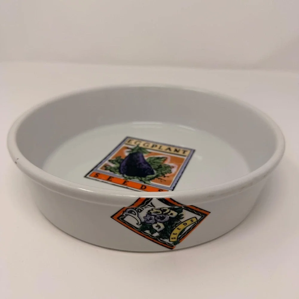 BIA Cordon Bleu Quiche Dish Unisex 9.5in‎ White Eggplant Seed Packet